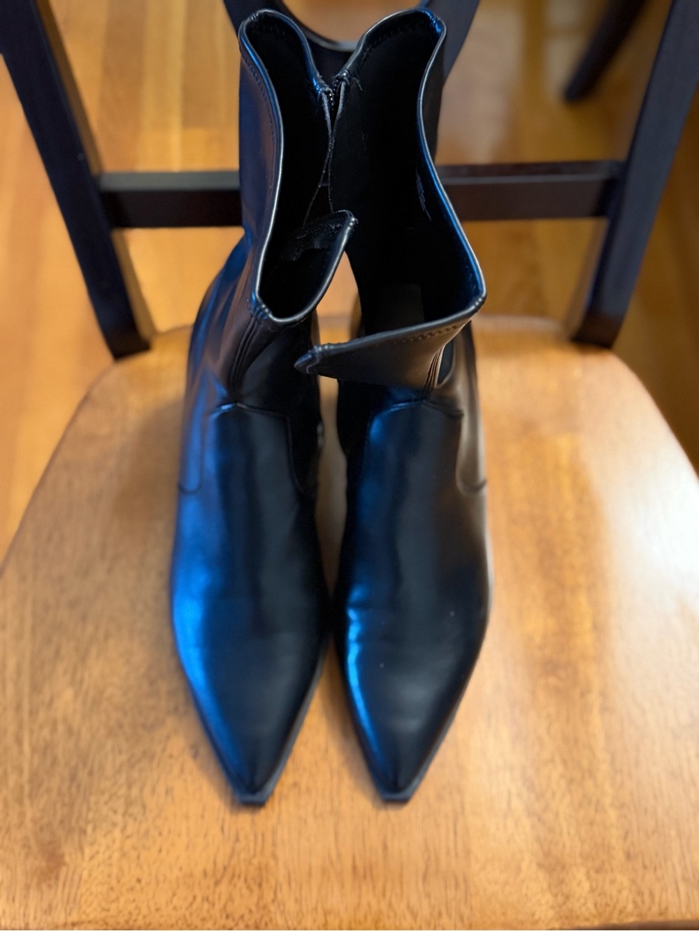 Dolce Vita Black Pointed Toe Ankle Booties